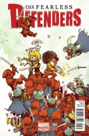 The Fearless Defenders #1 - Skottie Young variant